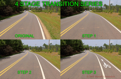 Sample image with 3-step Transformation.